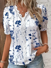 BOHO | Blus med blommönster