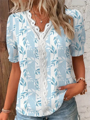 BOHO | Blus med blommönster