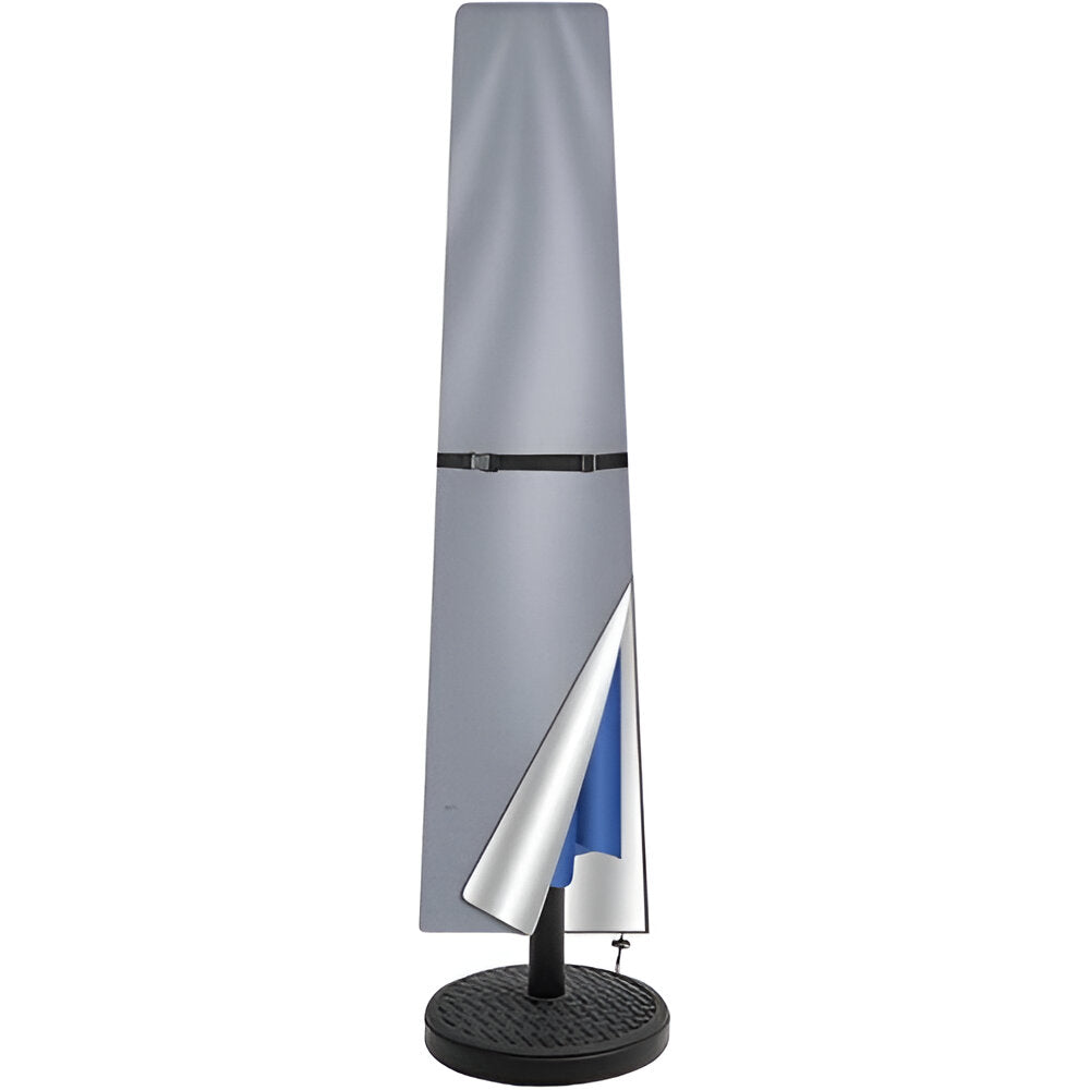 Wasserdichte Sonnenschirmabdeckung mit Teleskopstange – Schutz vor Regen und UV-Strahlen für Garten und Terrasse 0