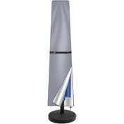 Wasserdichte Sonnenschirmabdeckung mit Teleskopstange – Schutz vor Regen und UV-Strahlen für Garten und Terrasse 0