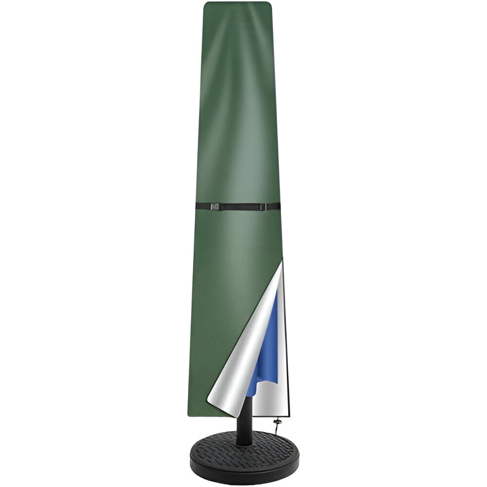 Wasserdichte Sonnenschirmabdeckung mit Teleskopstange – Schutz vor Regen und UV-Strahlen für Garten und Terrasse 1