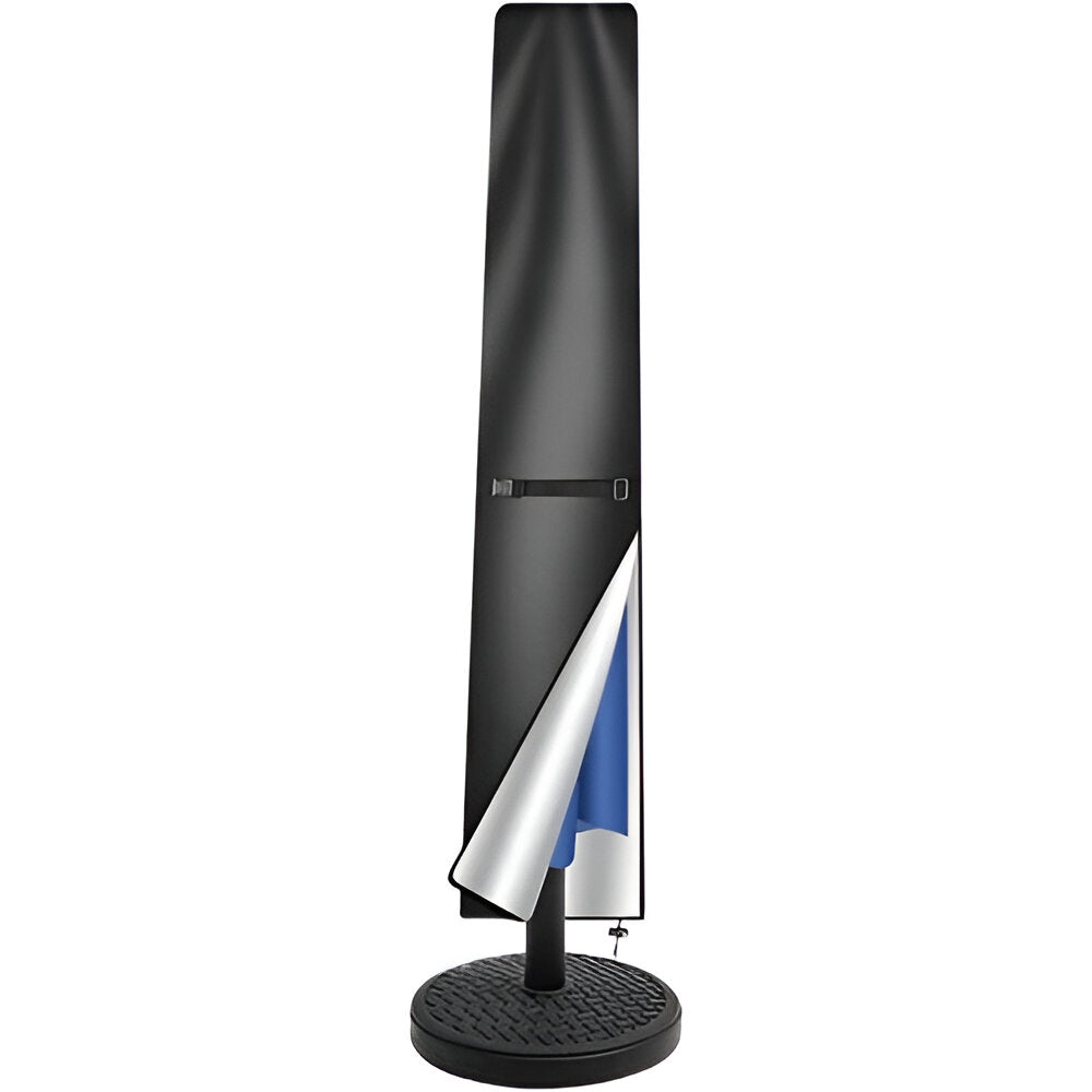 Wasserdichte Sonnenschirmabdeckung mit Teleskopstange – Schutz vor Regen und UV-Strahlen für Garten und Terrasse 2