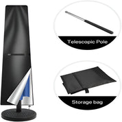 Wasserdichte Sonnenschirmabdeckung mit Teleskopstange – Schutz vor Regen und UV-Strahlen für Garten und Terrasse 5