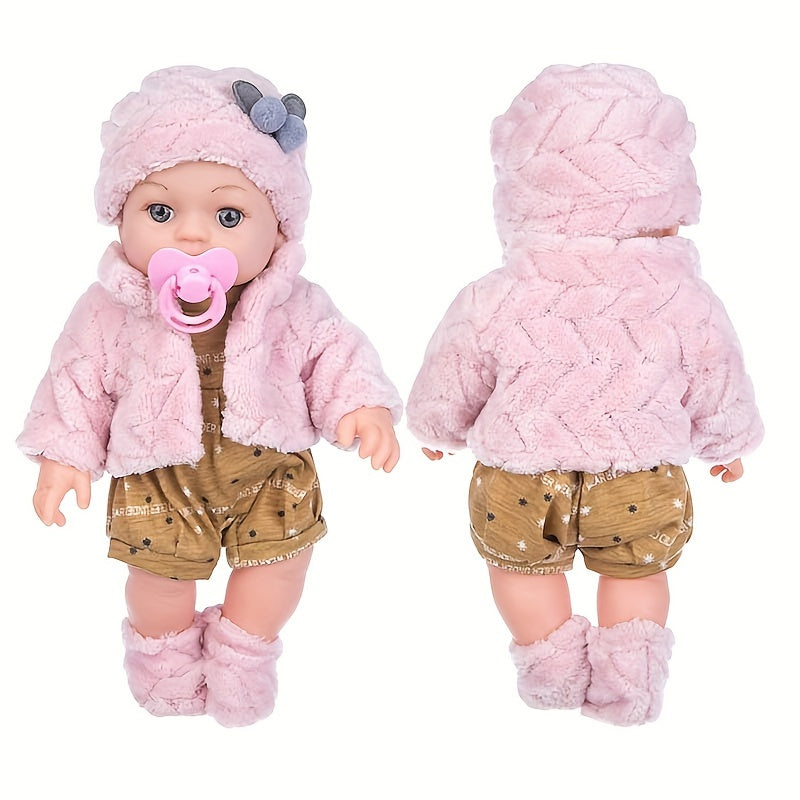 Weiche Silikon-Babypuppe – Realistische Neugeborenenpuppe zum Spielen für Kleinkinder und Kinder 1