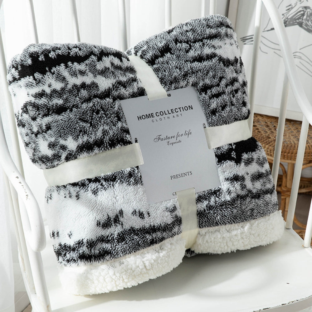Weiche Velvet Sherpa Decke für Komfort und Wärme 5