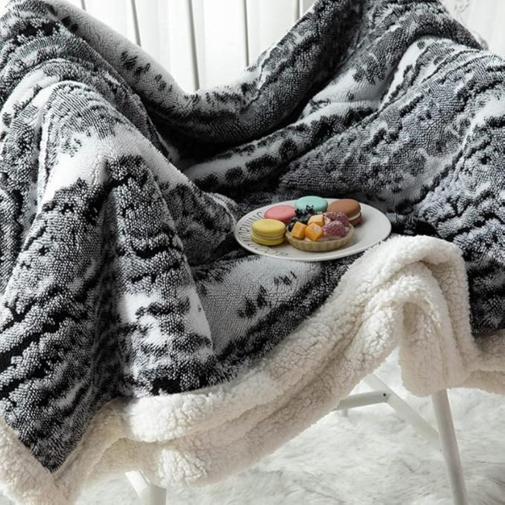 Weiche Velvet Sherpa Decke für Komfort und Wärme 8