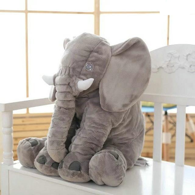 Weiches Babyelefanten-Plüschtier – Kuschelkissen zum Wohlfühlen, für Nickerchen und frühes Lernen 1