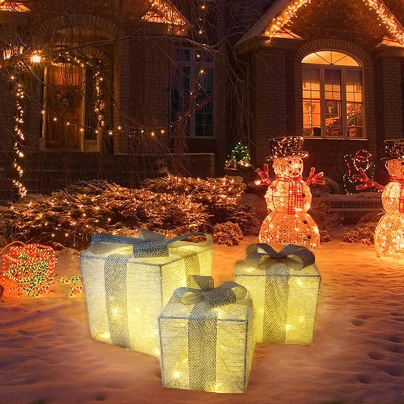 Weihnachtsgeschenke | LED-Geschenkbox-Lichterkette 2