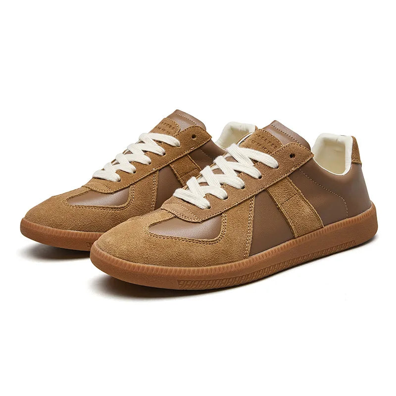 Weiße Sneaker Herren – Bequeme Rutschfeste Schnürsneaker für Jeden Tag 0