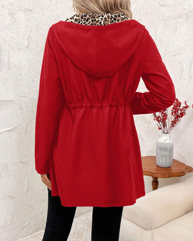 Wendemantel Für Damen Mit Leopardenmuster – Eleganter Und Vielseitiger Stil Für Jeden Anlass 4