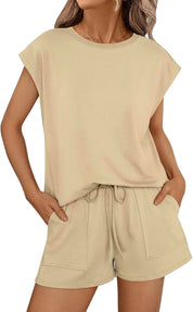 Leyann | Mångsidigt ärmlöst stickat set