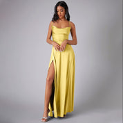 Elegantes Maxikleid für Damen – Sommerliches Kleid mit Schlitz für besondere Anlässe
