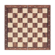 Strategio – Faltbares Schachspiel aus Holz mit Filzspielbrett