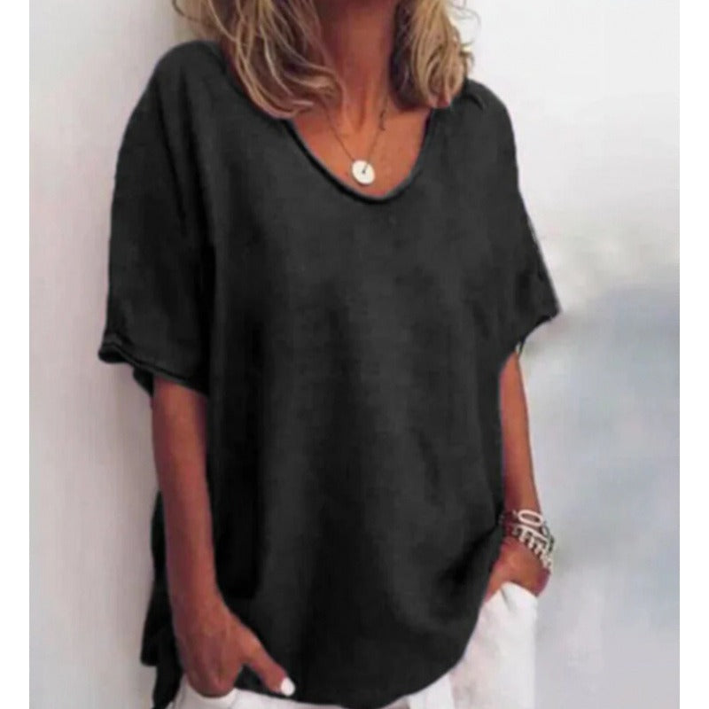 Iris | Vielseitiges Damen V-Ausschnitt-Shirt