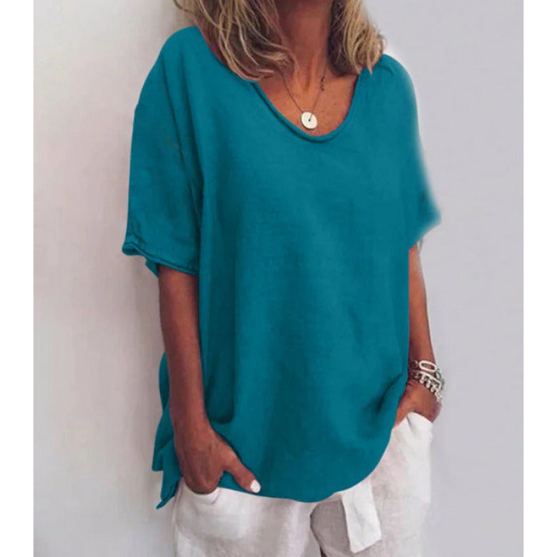 Iris | Vielseitiges Damen V-Ausschnitt-Shirt
