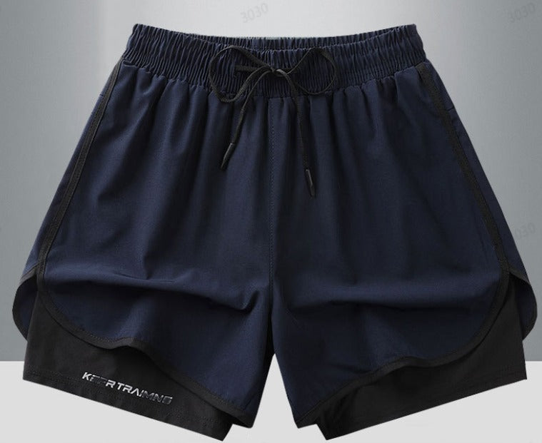 Geometrische Sportshorts für Damen – Stylisch und atmungsaktiv für Fitness und Laufen