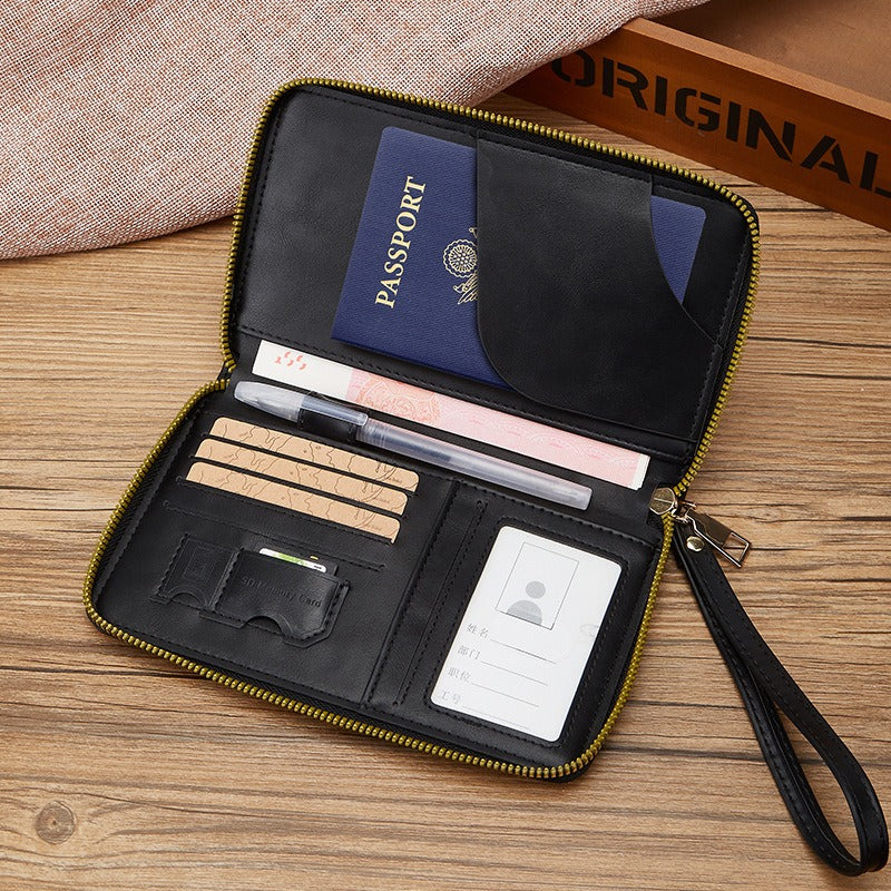 Premium RFID-skyddad reseplånbok för ultimat skydd