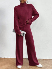 ASHLEY | Tvådelad stickad outfit