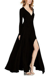 Diana | Damen-Maxikleid mit Schlitz