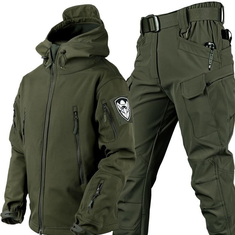 Herren Outdoor-Set wasserdicht mit Fleecefutter