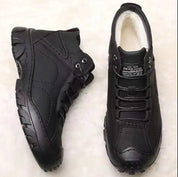Jorge | Robuste Winterstiefel aus Echtem Leder mit Logo-Druck