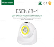 Ultra-ljusstark rörelsesensor LED utomhusbelysning vattentät 450 lumen LED-lampa för säkerhet och synlighet