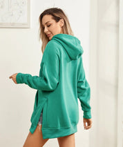 Audrey | Bequemes Oversize-Kleid mit Kapuze für Damen