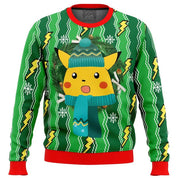 Unisex-Weihnachtsbluse mit Aufdruck, kuschelig und warm