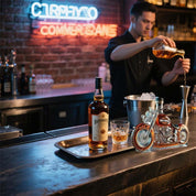 Whiskykaraffe in Form eines Harley-Davidson-Motorrads für die Hausbar 4
