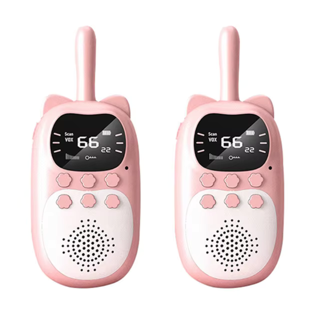 Wiederaufladbare Walkie-Talkies für Kinder – Große Reichweite 3 km, robustes Design mit leuchtenden Farben 1
