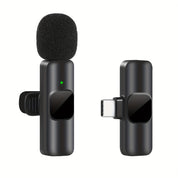 Wireless Lavalier-Mikrofon für Videoaufnahmen und Live-Streaming-Kompaktes Design mit hoher Klangqualität und USB-C-Verbindung 0