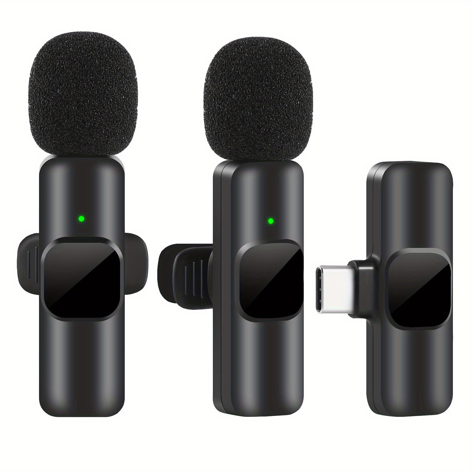 Wireless Lavalier-Mikrofon für Videoaufnahmen und Live-Streaming-Kompaktes Design mit hoher Klangqualität und USB-C-Verbindung 3