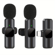 Wireless Lavalier-Mikrofon für Videoaufnahmen und Live-Streaming-Kompaktes Design mit hoher Klangqualität und USB-C-Verbindung 3