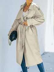 Brigitte | Elegant dubbelradig damtrenchcoat