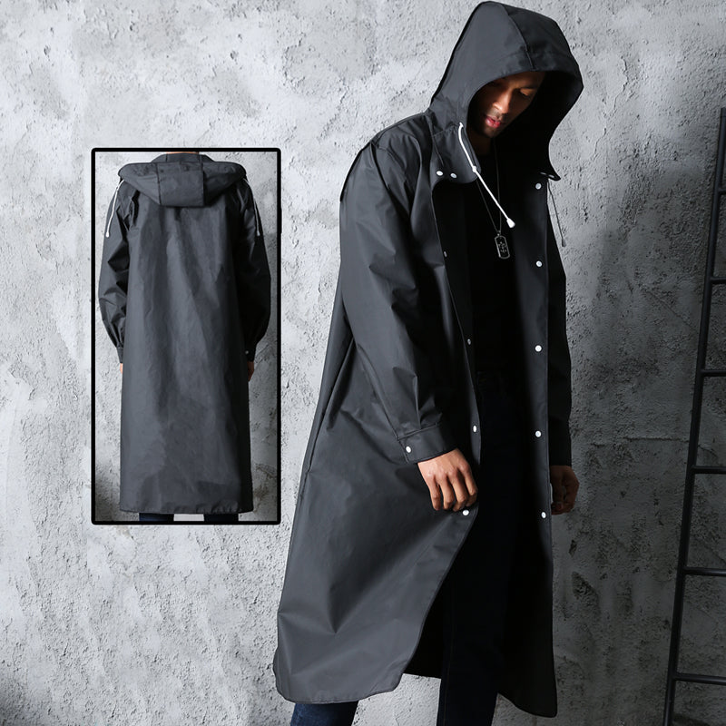 Skylar | Unisex lång regnrock vattentät för utomhusäventyr