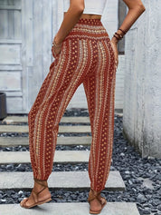 Amelie | Högmidjade byxor – Boho-chic för din garderob