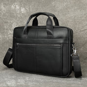Dylan | Große Kapazität Leder Laptop Schultertasche