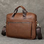 Dylan | Große Kapazität Leder Laptop Schultertasche