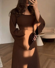 ALLYSON | Elegant långärmad klänning