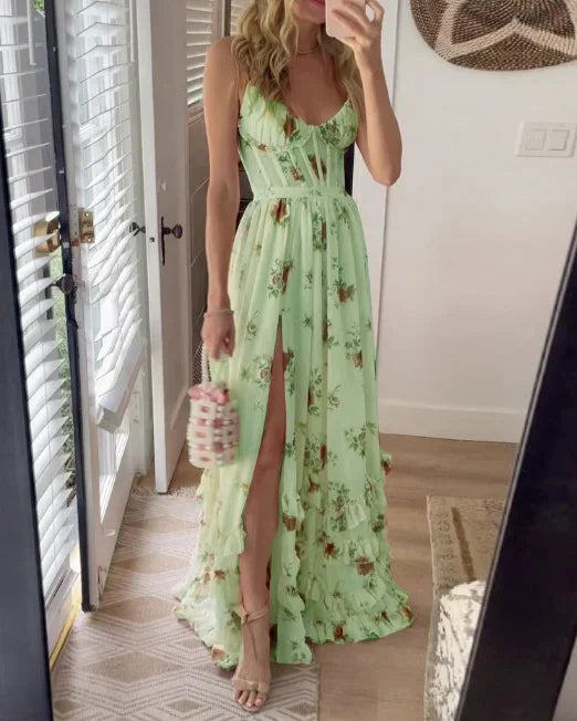 DAIYA | Snygg sommarklänning med blommönster