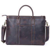 Felix | Vintage läder crossbody rese laptop messenger handväska