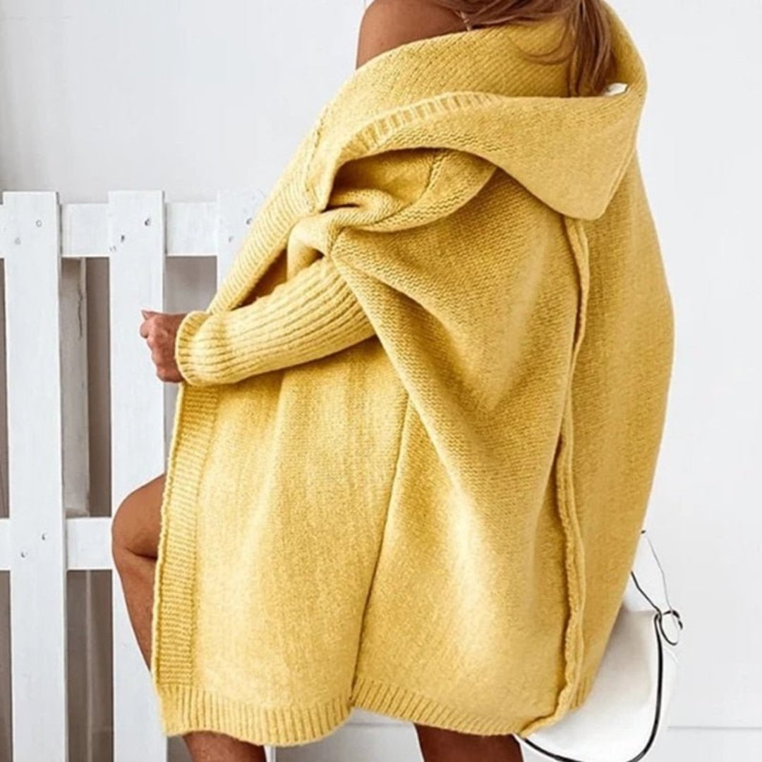 Ivana | Elegant långärmad stickad cardigan för vintern