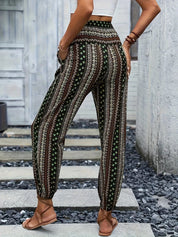 Amelie | Högmidjade byxor – Boho-chic för din garderob