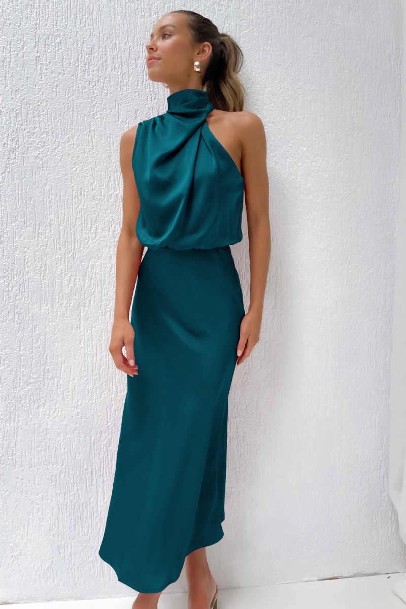 MADELYN | Elegant midiklänning för kvinnor