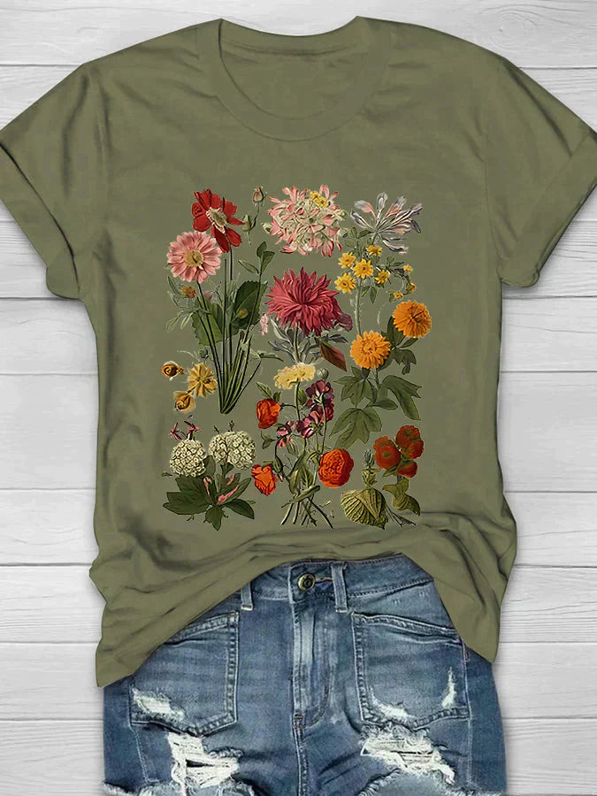 LUELLA | Retro blommönstrad T-shirt