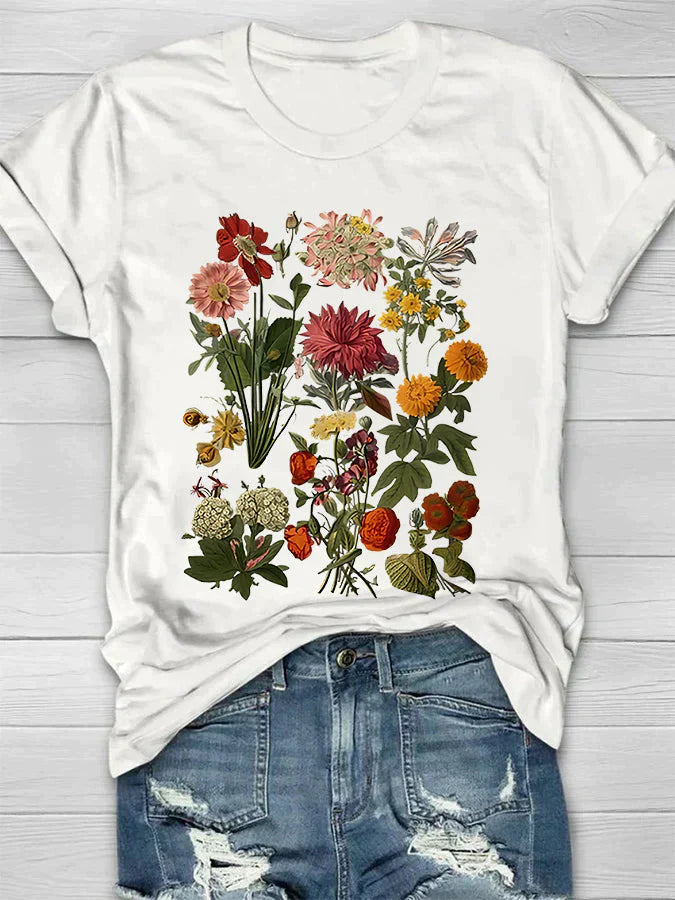 LUELLA | Retro blommönstrad T-shirt