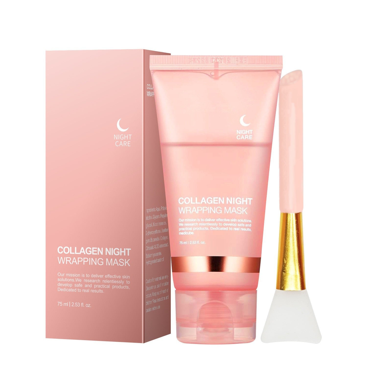 Bio Collagen True Deep Mask, Kollagenmask över natten, ansiktsvård kollagenmask fuktgivande anti-aging mask