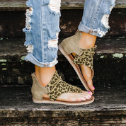 Mia | Leoparden-sandalen – Moderiktig & Stödjande