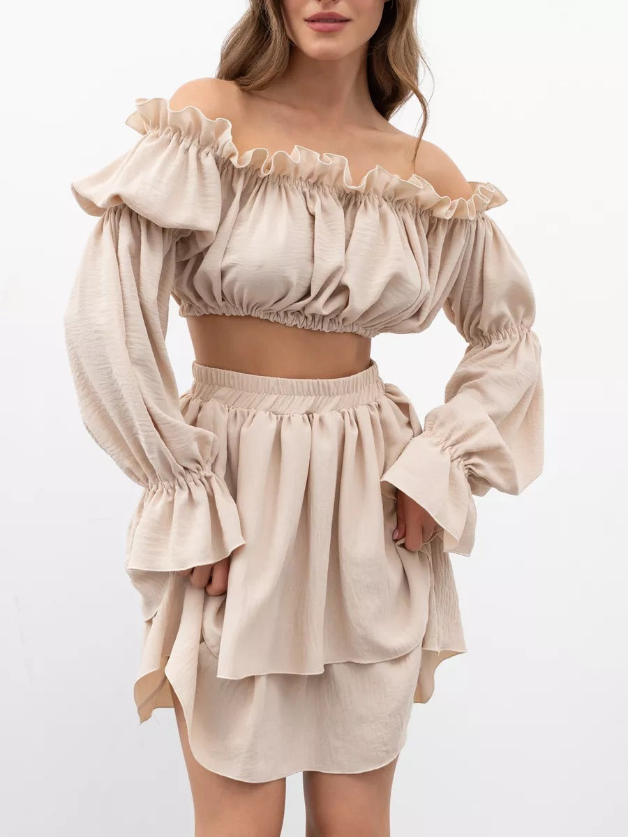 Hilde | Off-Shoulder Set