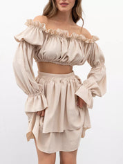 Hilde | Off-Shoulder Set